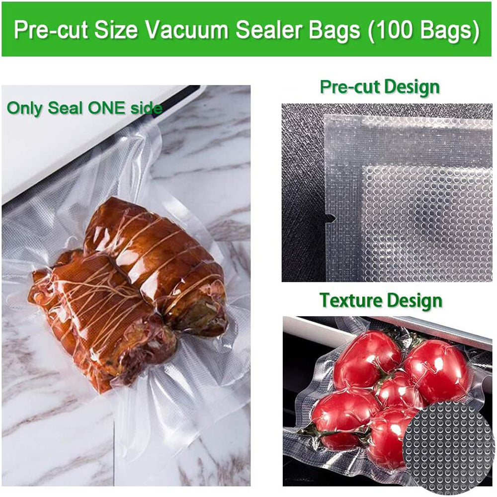 Vacuum Sealer Bags, 2 Rolls 11''x16' Seal a Meal Bags, Food Saver Roll –  BoxLegend