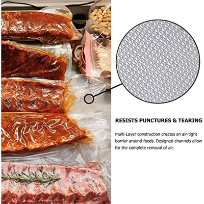 2 Pack 11" x 9' Vacuum Sealer Bags for Food Saver, Freezer Safe Vacuum Seal Bags Rolls Food Storage Bags