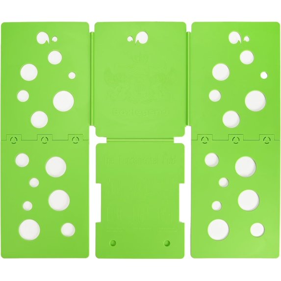 BoxLegend V5 Shirt Folding Board t Shirt Folder Assemblable Clothes Folding Board Easy and Fast to fold Clothes Professional Laundry Folder Folding Tool, Green