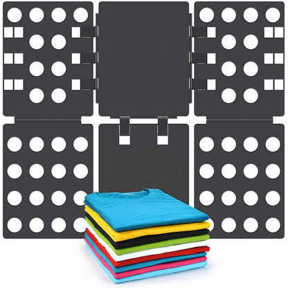 BoxLegend T shirt Folding Board, Clothes Folder Laundry Organizer, Easy and Fast to Fold Clothes, V1 Black