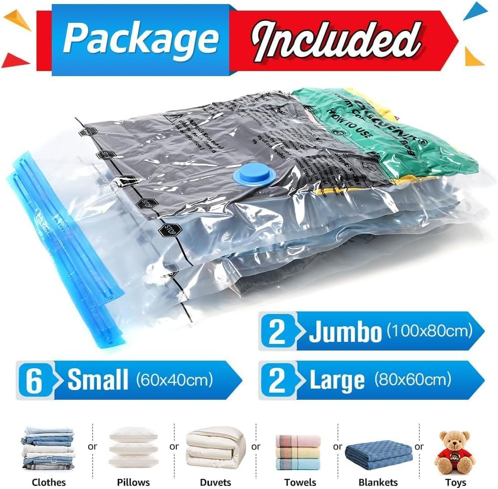 BoxLegend Vacuum Storage Bags 10 Combo / 12 Combo / 15 Combo