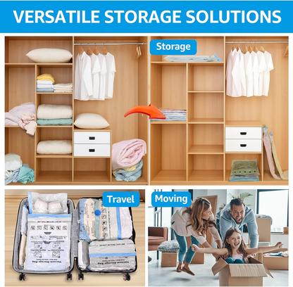 BoxLegend Vacuum Storage Bags with Hand Pump (6M / 6L)