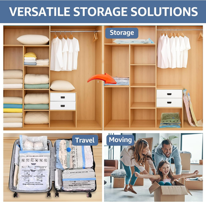 BoxLegend Vacuum Storage Bags with Large Hand Pump 24 Combo / 30 Combo