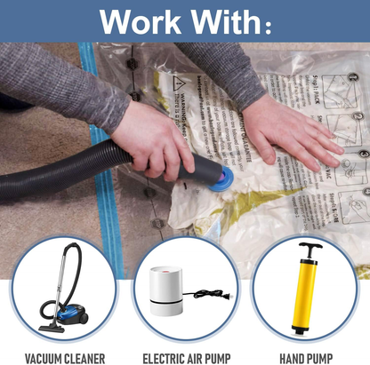 BoxLegend Vacuum Storage Bags with Large Hand Pump 24 Combo / 30 Combo