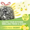 BoxLegend Trash Bags, Ultra Strong 13 Gallon Drawstring Tall Kitchen Garbage Bags, Lemon Scent, 150 Pcs, Light Yellow