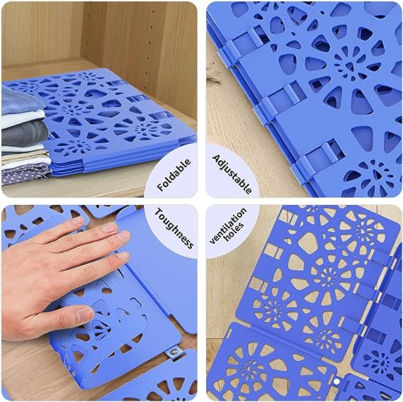 Pliage Vêtements – Planche Pliable En PVC, Aide à Plier Chemises/pulls, Gain De Temps