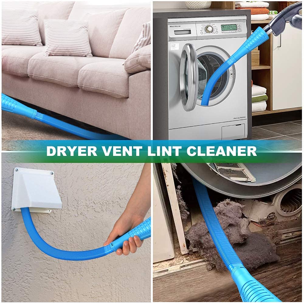 Dryer Vent Cleaning Kit, Fits Most Vacuum Cleaner Hoses